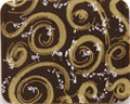 Chocolate Transfer Sheet - Gold/White Swirl